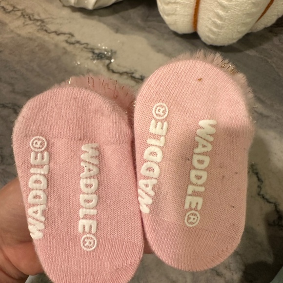 Pom Pom Rattle Socks (0-12 months) - Picture 6 of 8